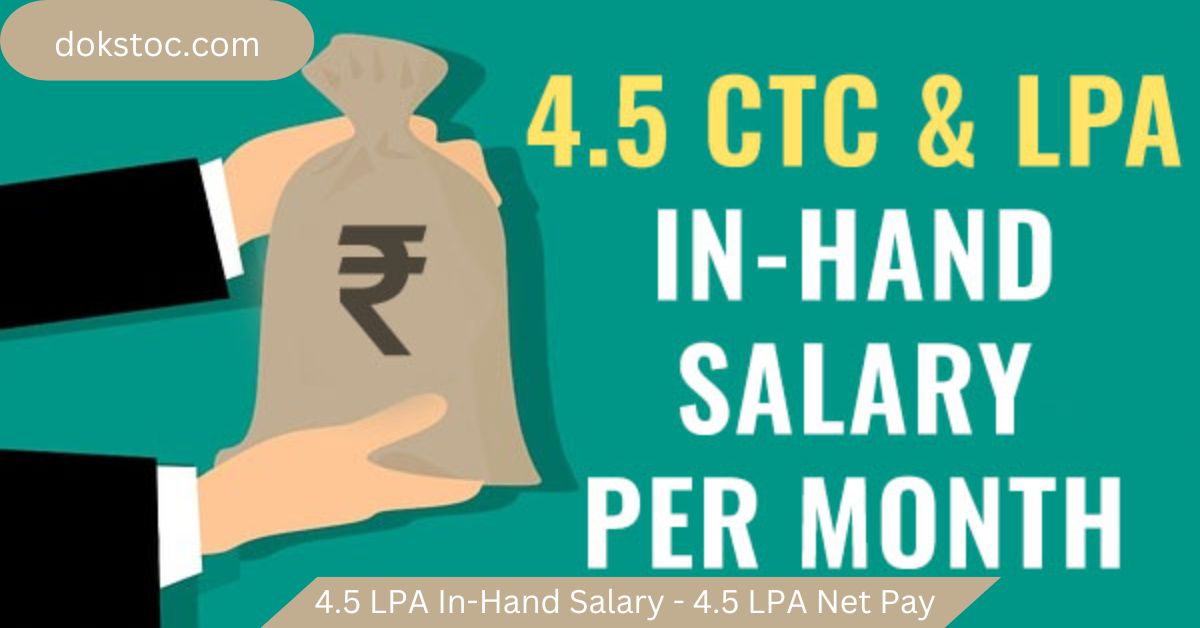 4.5 lpa in hand salary